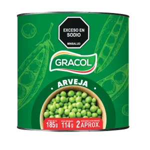 Arvejas al natural